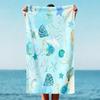 Underwater Sunlight Sea Turtle Beach Towel Sand Free Quick Dry Blanket Ocean Ray Water Ripple Tortoise Print Towel