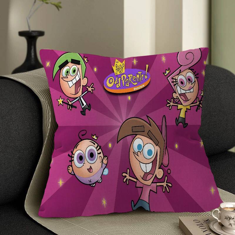 

Cartoon The Fairly OddParents Pillow Gift Home Office Decoration Bedroom Sofa Car Cushion Cover Case 45x45 12x12Inch