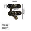 New Chinese Style Tin Box Clasp, Buckle & Hook for Wine or Gift Boxes