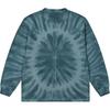 Palace Tie-Dye Waffle Long-Sleeve Navy Unisex Tops Blue P27ES062