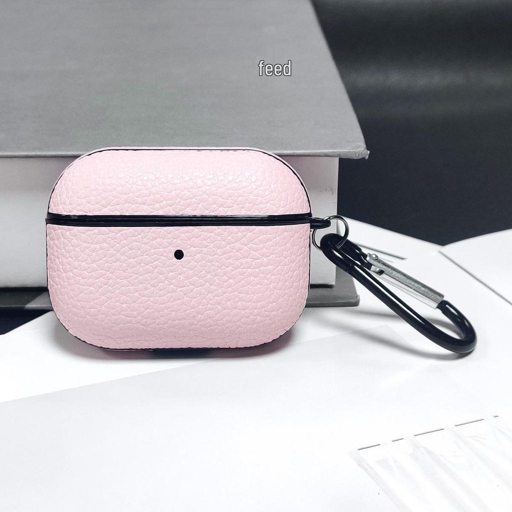 Lychee Pattern Protective Case for Apple AirPods Bluetooth Headset