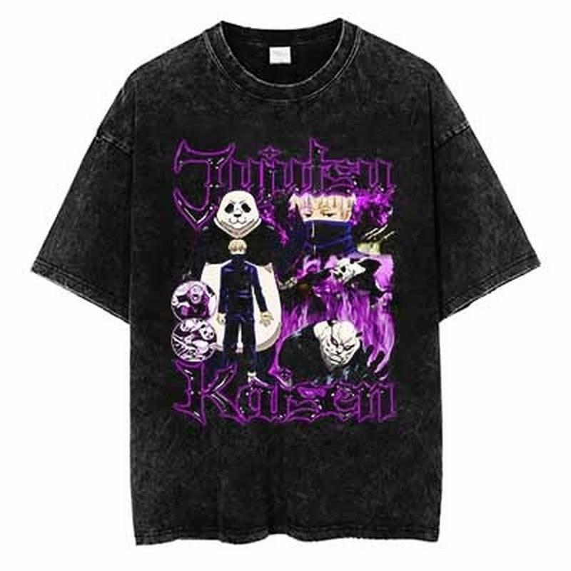 Jujutsu Kaisen Anime Oblečení Okkotsu Yuta Grafické Tričko Pánské Dámské Trička s Krátkým Rukávem Harajuku Pánské Prané Bavlněné Tričko