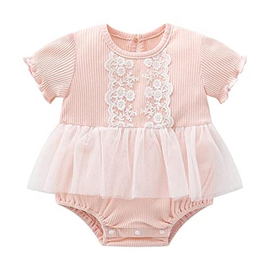 Baby short sleeve girls tulle hair baby birth preparation 12M clothes, bodysuit, dress, summer, skirt, coverall, accessory, gift, ruffle, plain,