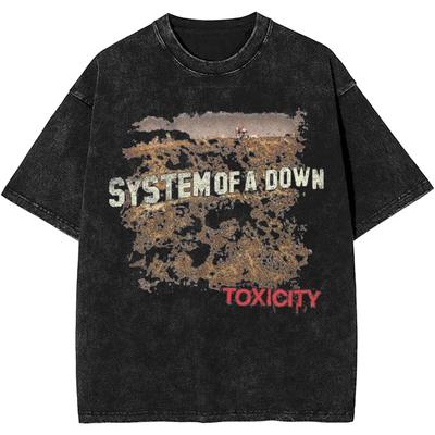 Women Men The Toxicity System of A Downs Band Shirt Summer Harajuku Outfit Tees New Arrival