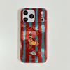 Vibrant Little Pony Colorful Striped Horse Print Playful Phone Case for iPhone 17 16 15 14 11 12 13 Pro Max Plus Back Cover