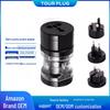 Universal Travel Adapter Charger - Multi-functional Euro/Thailand Converter Plug