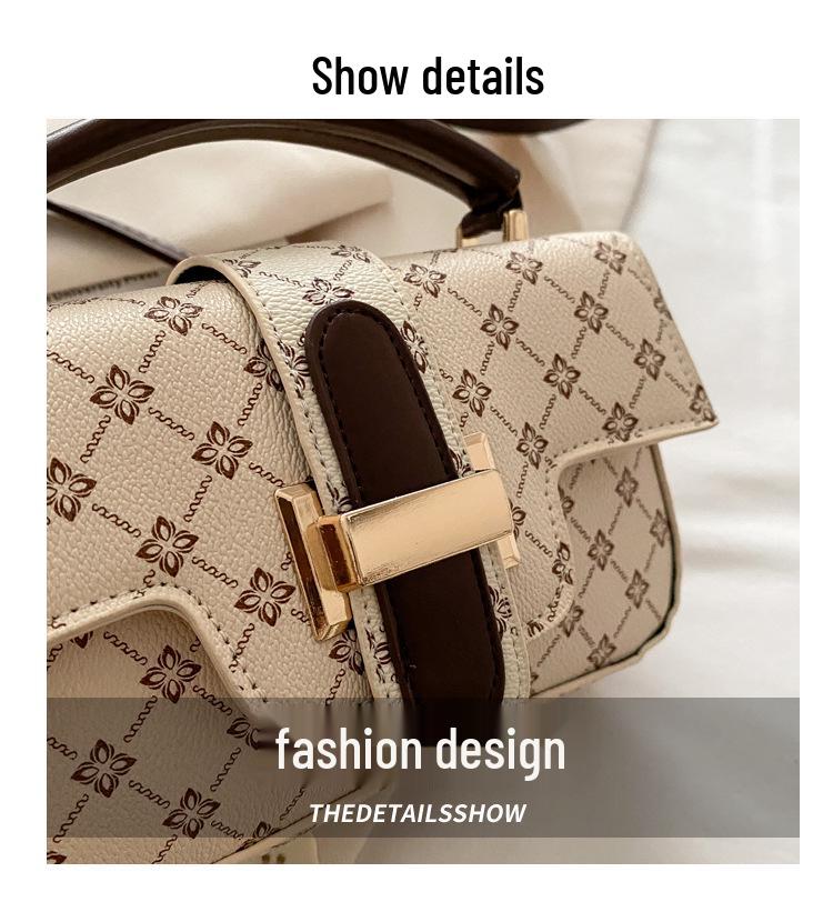 Geantă de umăr mini texturată de damă la modă 2025 pentru iarnă - La modă și versatilă