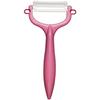 Kyocera Ceramic Peeler Peeling Tool Rust-Free T-Type Long-Lasting Sharpness Non-Metallic Transfer Disinfection Bleach OK Pink CP-99 PK