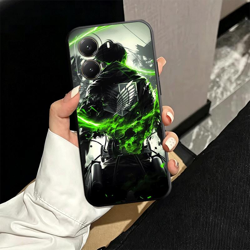 

A-Атака Титанов Леви Мягкий Чехол для Телефона для Xiaomi Poco X5 X6 X7 X8 Pro Max X3 F7 F8 Ultra M8 M7 M6 M5 Redmi 15 15C 14C 13C 12C Xiaomi Poco X4 Gt