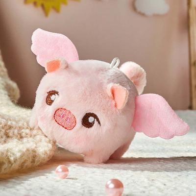Backpack Accessory Birthday Gifts Angel Big Toy Flying Pig Toy Plush Key Chain Cartoon Plush Doll