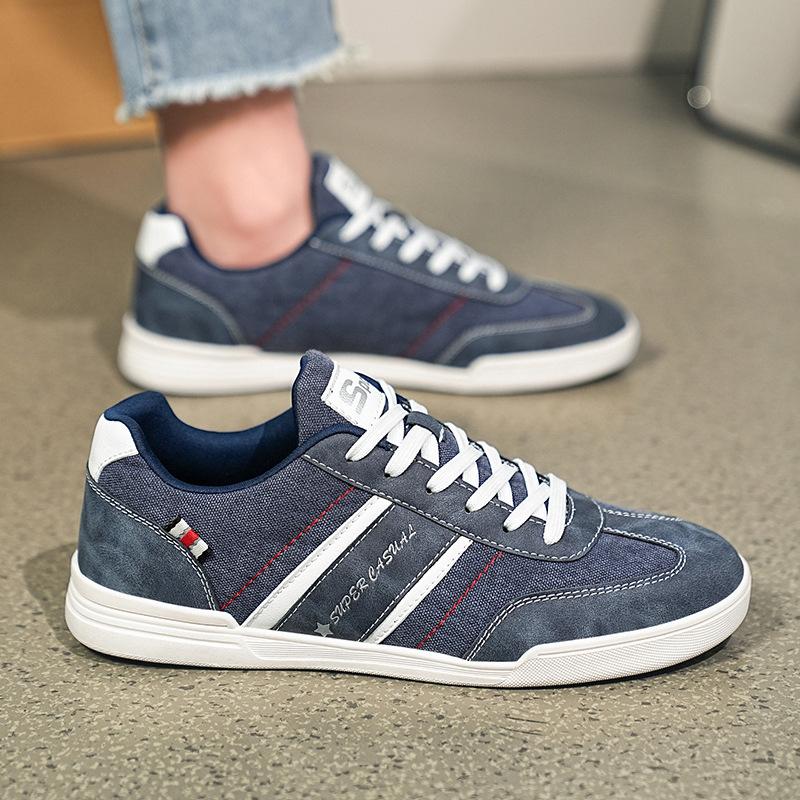 Men's Shoes Autumn Breathable Hong Kong Style Canvas Shoes Niche with Student Leisure Sports Board Shoes Large Size 48 Shoes