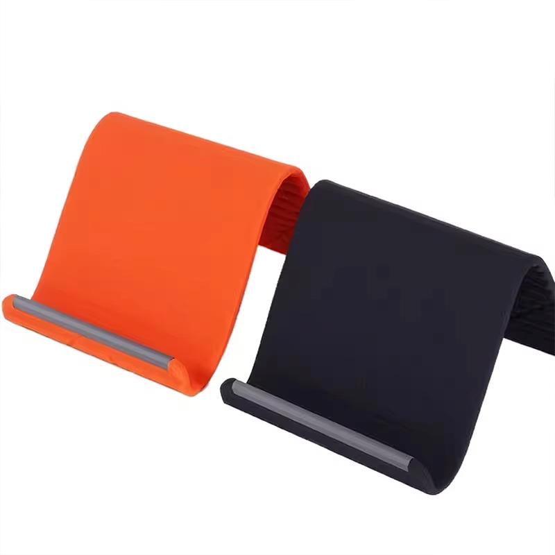 Foldable Silicone Phone Tablet Laptop Stand Flexible Multi-angle Adjustable Universal Portable Holder For Desk, Bed, Travel Anti