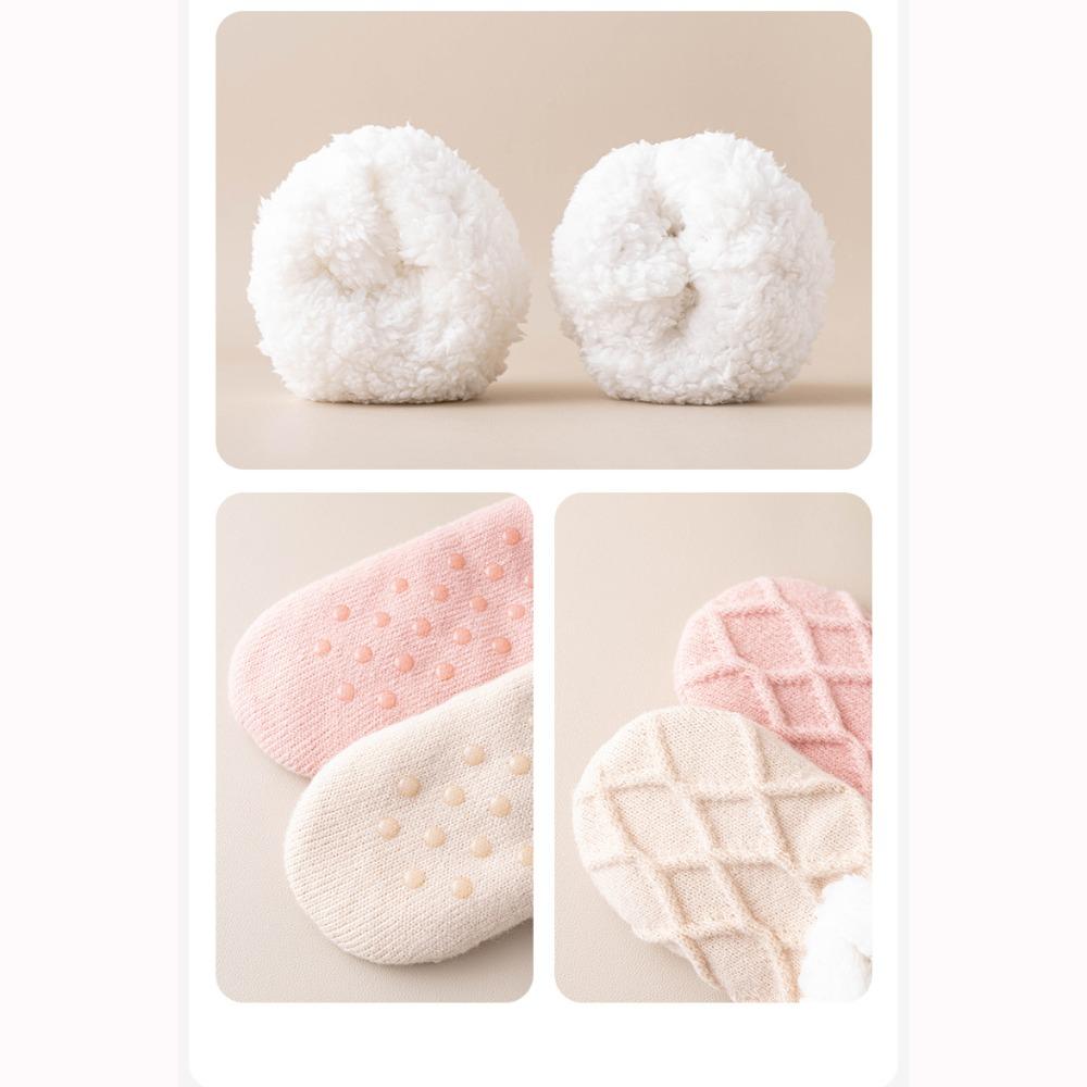 Non-slip Floor Socks Solid Sleep Sock New Carpet Home Socks  Autumn Winter