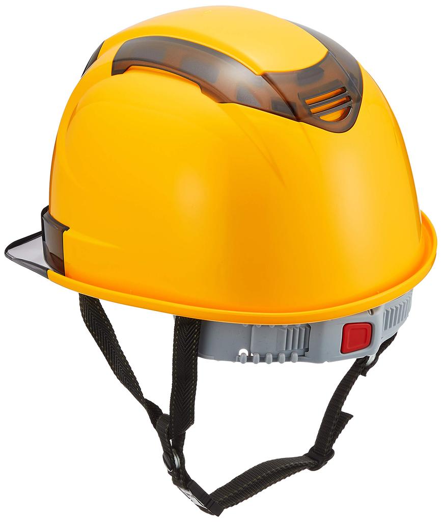 TOYO SAFETY TOYO Helmet Venti Light High Performance Helmet Yellow/Smoke No.390F-OTSS