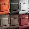 Leather Magnetic Adsorption Storage Bag Seat Hanging Trash Can  Car Interior Supplies