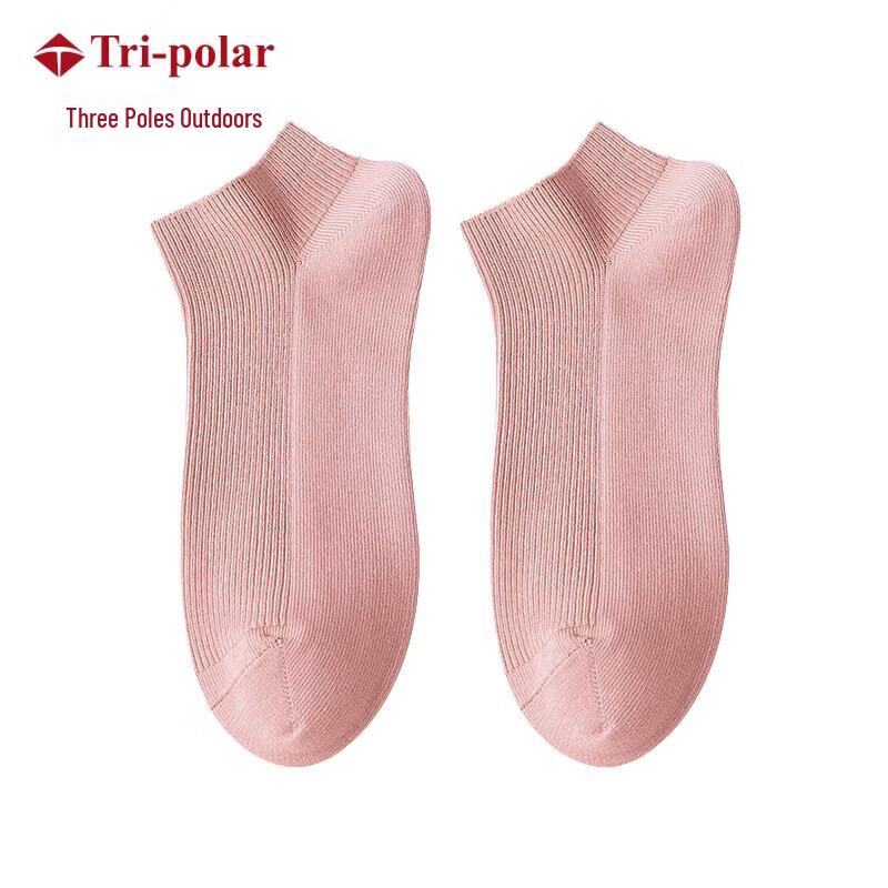 Tri-polar Women's Cotton Low-Cut Socks - 6 Pack