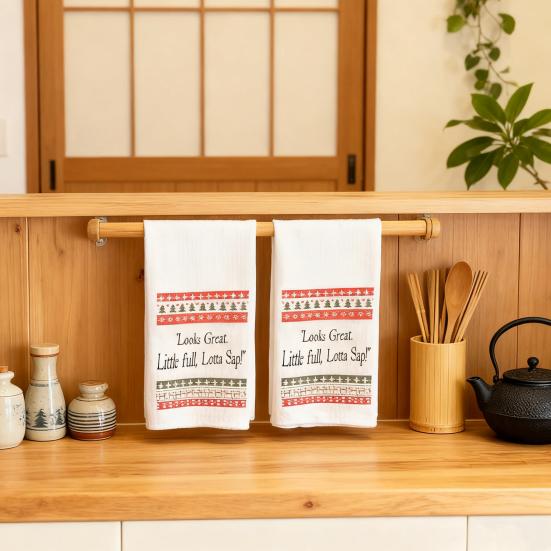 Christmas Funny Hand Towel Decorative Xmas Winter Vacation Towel Kitchen And Bathroom