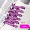 19 colors shiny gold and silver colorful bright shoelaces 100-140 cm sneakers shoelaces boots laces shoelaces string