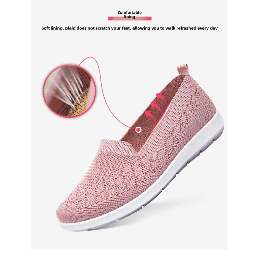 Shoes for Women In Summer, Fabric Shoes, Casual Breathable Flat Sole Shoes, Soft Soled Shoes