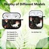 Cute Cat Wearing Mushrooms Earphone Cases Cover Case For Airpods 1 2 Pro3 3 Pro2 Pro 4