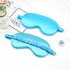 Double-Sided Imitation Silk Eye Mask - Light-Blocking, Breathable, Elastic Unisex Sleep Mask with Scrunchie.
