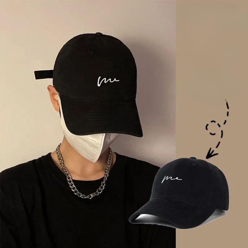 Men's Baseball Cap, Widened Brim, Deep Top, Cool and Trendy Letter Duckbill Cap