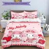 Melody Friendship Print 3Pcs Bedding Setduvet Cover With 2 Bedropillowcase Home Birthday Gift