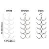 2Pcs Space Saving Belt Scarf Storage Hanger Metal Scarf Tie Rack Multi-layer Scarf Hanger  for Home