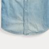 Polo Ralph Lauren FW22 Patch Pocket Single-Breasted Denim Long Sleeve Shirt Men Shirts Blue 710864086-001