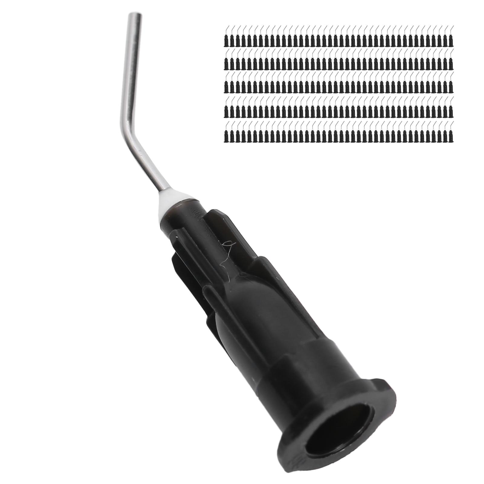 

200 шт. изогнутый кончик иглы для чистки зубов, шприц для индивидуального ухода