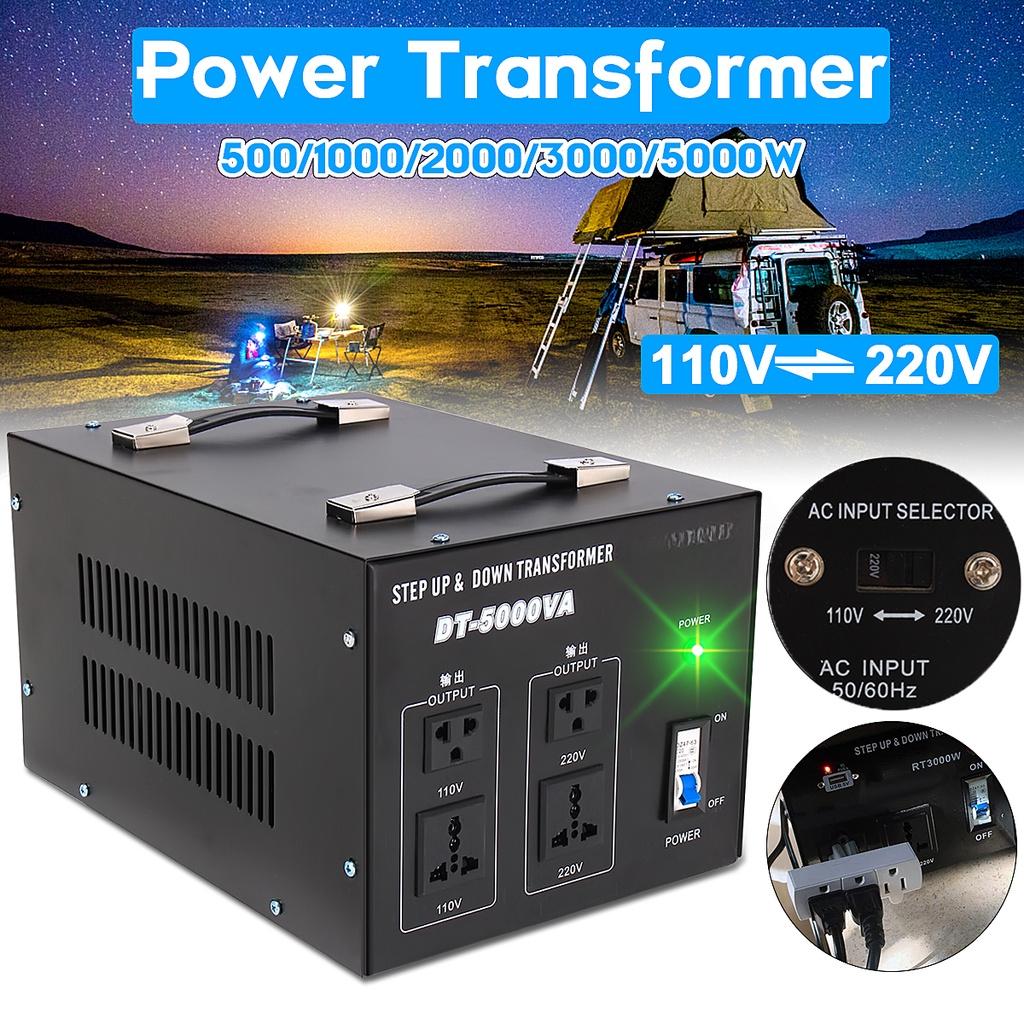 500/1000/2000/3000/5000W Heavy Duty Voltage Regulator Converter Power Transformer 220V auf 110V Converter