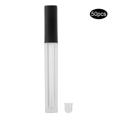 50pcs Empty Refillable Lip Gloss Bottle DIY Lip Oil Tube Container Makeup Tool (4.5mlpc)