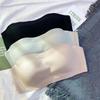 Seamless Japanese Style Strapless Bandeau with Push-Up & Side Support for Women - Non-Slip & Invisible Beautiful Back Bra