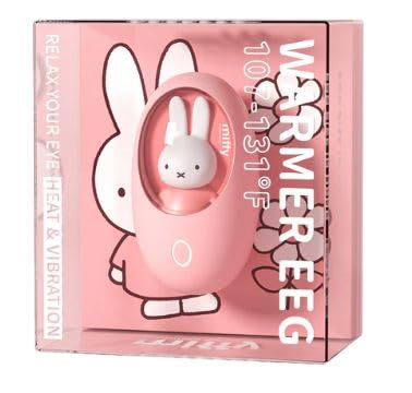 

Miffy Egg-Shaped Electric Hand Warmer, PSE Certified [Pink] with Japanese Translation