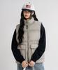 Lemain Second 2Way Oversized Voluminous Taslan Puffer Vest [Beige]