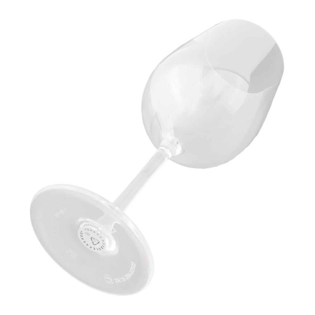 Transparent Plastic Wine Goblet Shatterproof and for Bars and Home Use