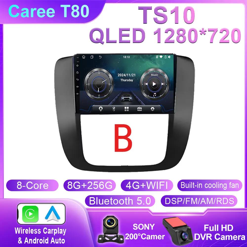 Android Car For GMC Yukon Chevrolet Tahoe Suburban 2008-2012 GPS Navigation Multimedia Player Stereo Head Unit QLED Screen 5G BT