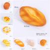 Realistic Soft Simulation Bread Stress Relief Pu Squeeze Toy Pineapple Bun Waffle Biscuit Squeeze Stress Toy Still Life