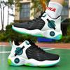 Autumn New Outdoor Youth Basketball Shoes Mid-top Lace-up Thick-soled Breathable Fashion Sneakers