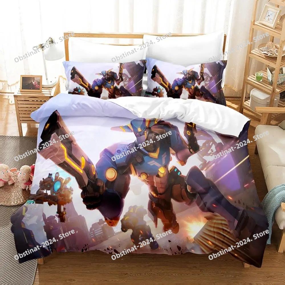 2023 Alien Marauder Bedding Set Single Twin Full Queen King Size Bed Set Aldult Kid Bedroom Duvetcover Sets Anime Bed Sheet Set