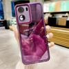 Voor OPPO A6X 4G Hoesje Oppo A6X Telefoonhoesje OPPO A6X Cover OPPO A6X 5G Cover Schokbestendig Verguld Siliconen achterkant