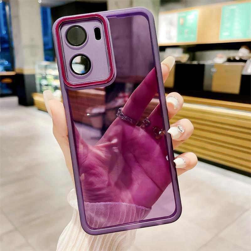 Voor OPPO A6X 4G Hoesje Oppo A6X Telefoonhoesje OPPO A6X Cover OPPO A6X 5G Cover Schokbestendig Verguld Siliconen achterkant