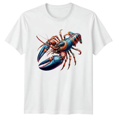 Lobster Sea Creatures Animals Mens T-Shirt Womens Tee Graphic Unisex Top