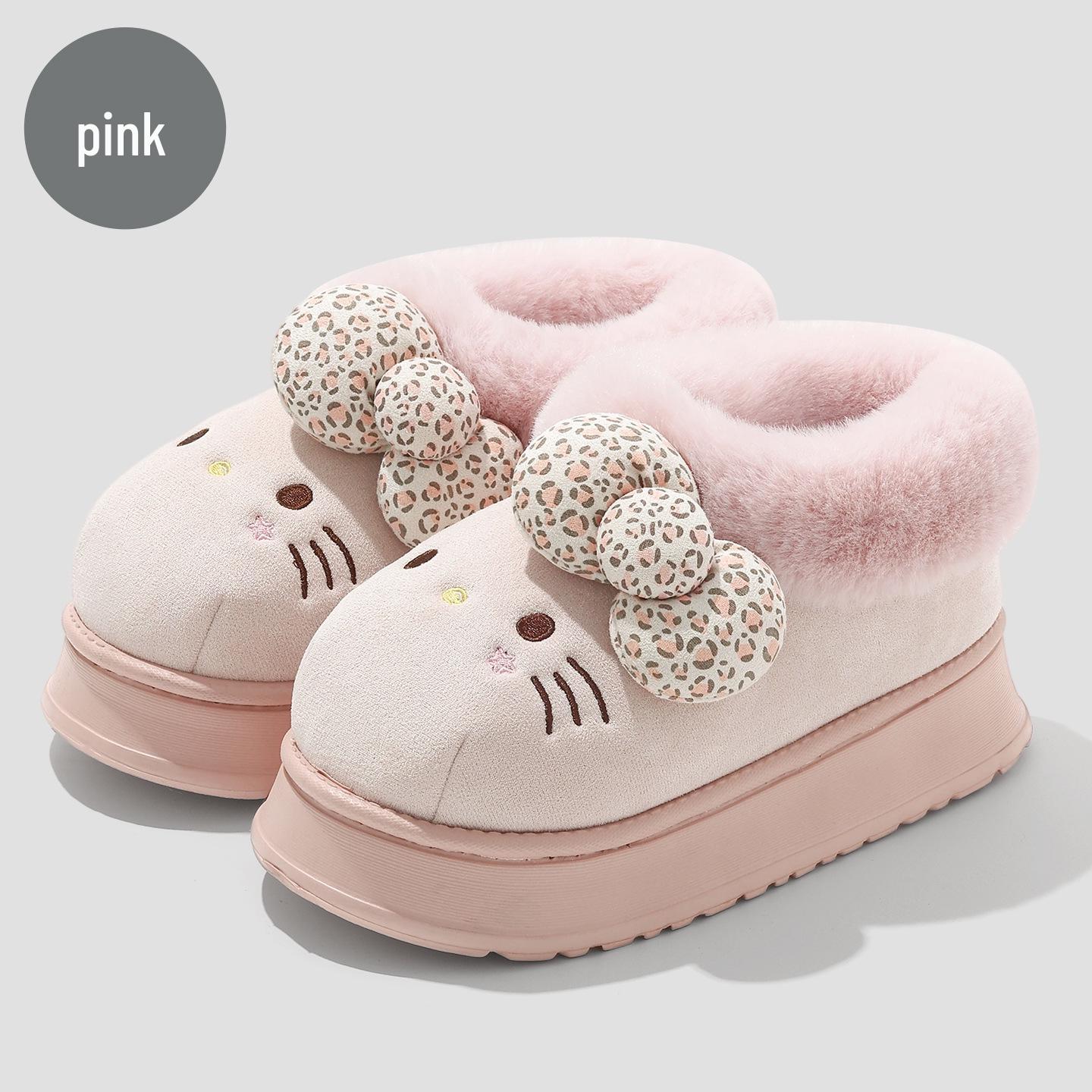 

Women s Winter Plush Anti-Slip Birkenstock Slippers - Cozy Indoor Cotton Footwear with Thick Sole 40-41 [Inner Length 24.5cm]