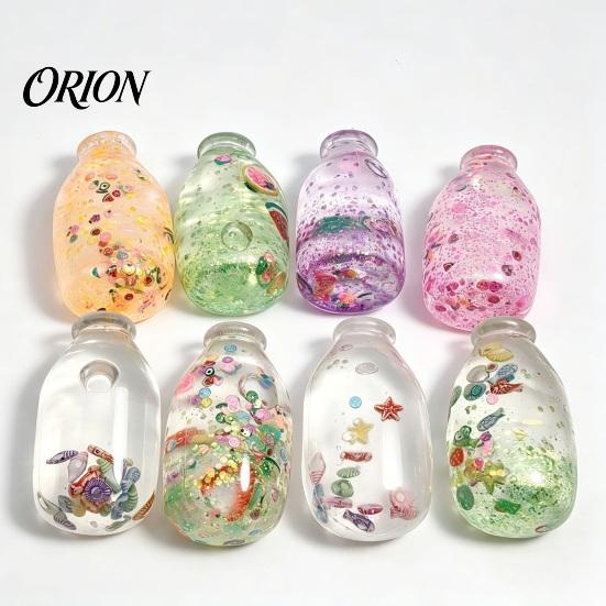 Quiet Sensory Tools Clear Bottle Squeeze Toy, Stress Relief Water Toy Portable Calming Hand for Office School Home Fingertip Squeezing Toys