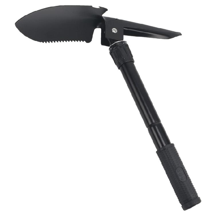 Outdoor Folding Survival Shovel With Reinforced Joints AntiRust Coating Ergonomic Handle For Camping Gardening Tool