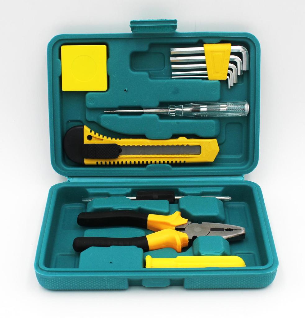 Auto Repair Tool Set: Wrench, Hammer, Screwdriver, Test Pen