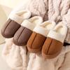 Fashion Fluffy Winter Slippers For Women Comfortable Warm Furry Fuzzy Home Shoes Woman Indoor Thick Sole Plush Slides Female