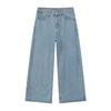 Menswear | Cleanfit High Street Minimalist Wide Leg Loose Straight Versatile Polished White Jeans Tide