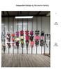 Elegant Ultra-Thin Lace Color-Block Bra Set - Anti-Sagging, Minimizes Large Bust